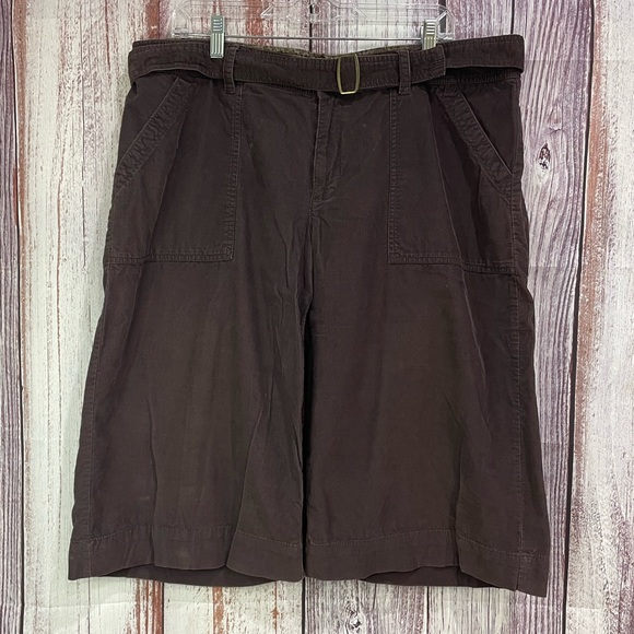 Old Navy Shorts Old Navy Low Rise Brown Corduroy Long Shorts Womens